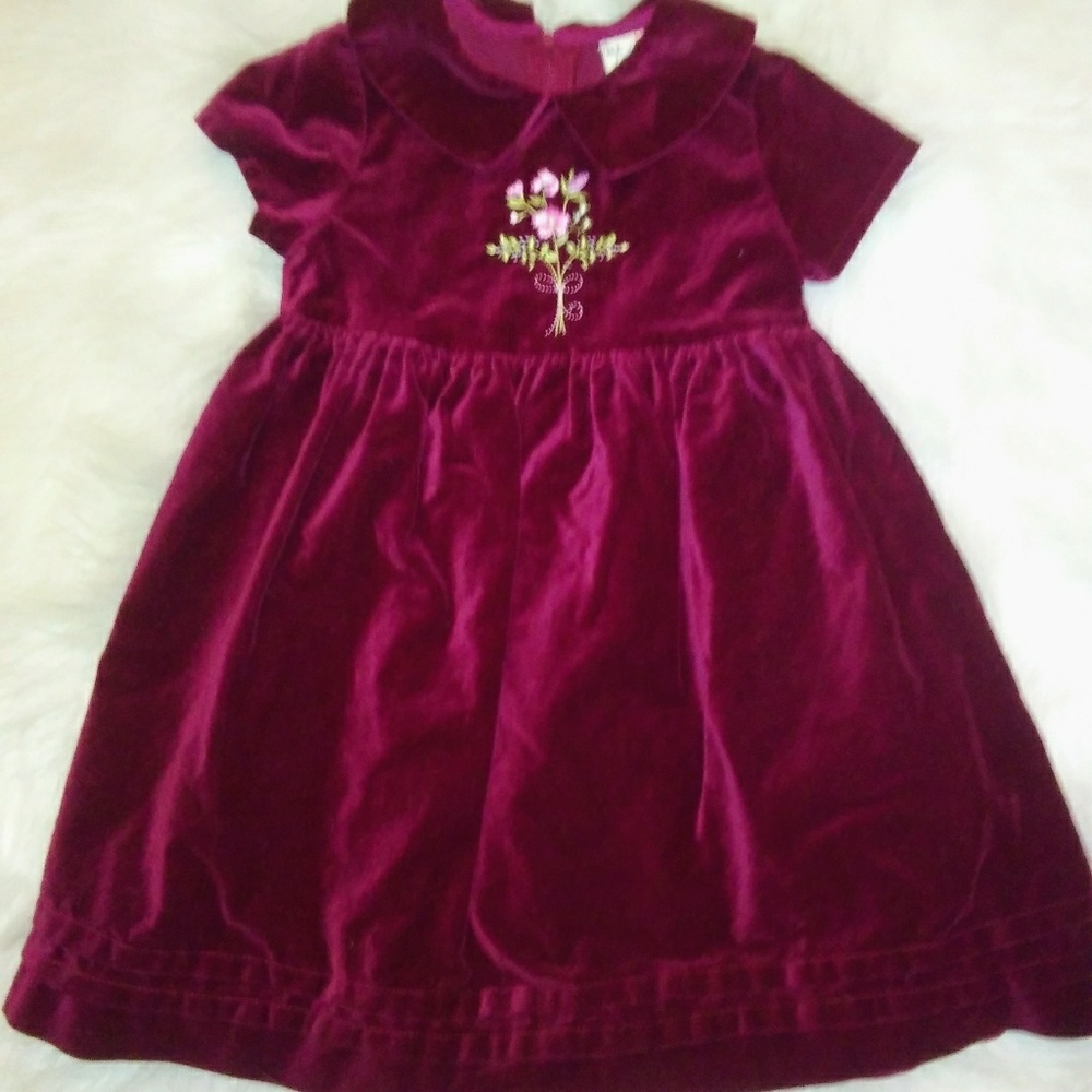 BT Kids Velvet Christmas Dress